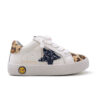 Latest Leopard Toddler Girls Sneakers Fashion Sport Little Kids Star Shoes Children Footwear Wholesale Casual Custom Made Shoes
