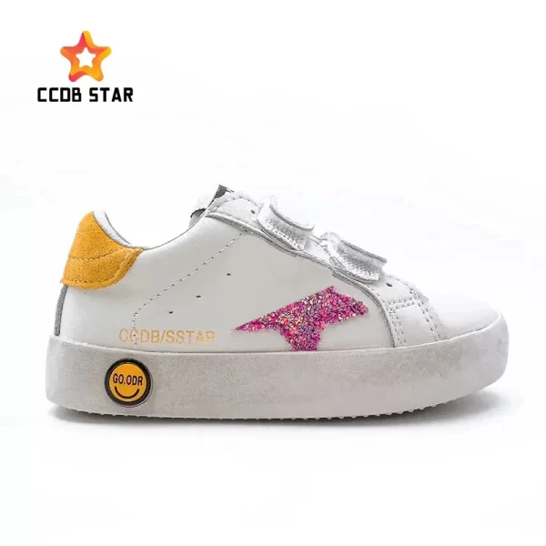 Wholesale Classical Star Toddler Baby Designer Shoes Custom Kid's Sneakers 2023 Casual Style Comfortable Children's Sports Shoes