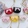 Candy Colors Toddler Girls Purse Coin Baby Bow-knot Small Women Sling Crossbody Bag Fashionable Kids Handbags for Wholesale