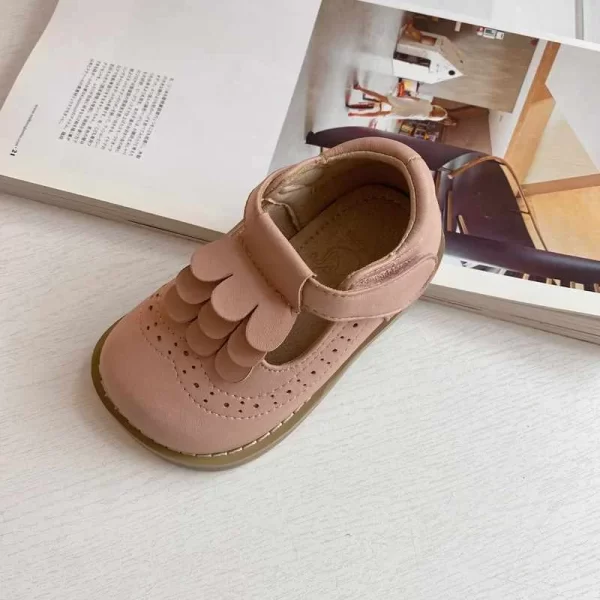 kids shoes wholesale2021Spring New tassel children's casual leather shoes girls round head baby princess shoes - 图片 5