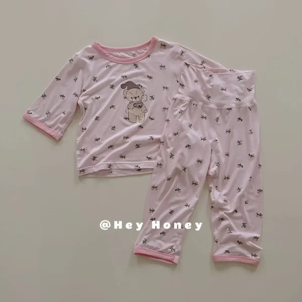 Children's underwear Kids comfortable skin-friendly cartoon Pajamas boys and girls round neck - 图片 5