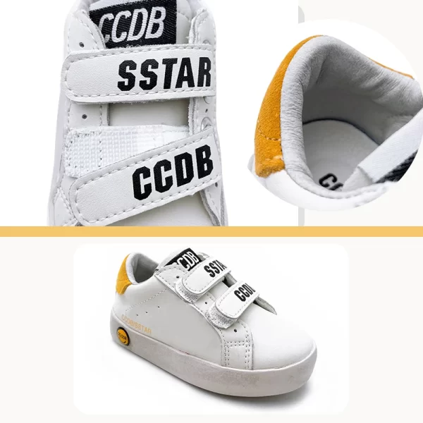 Wholesale Classical Star Toddler Baby Designer Shoes Custom Kid's Sneakers 2023 Casual Style Comfortable Children's Sports Shoes - 图片 4