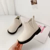 Pearl Korean Girls Boots 2023 Custom Made Luxury Kids Winter Boots Shoes New Arrivals Casual Martin Boots for Children - 图片 3