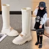 Wholesale Girls' Boots British Martin Boots Customized Breathable Soft Sole Fashion Children's Low Boot - 图片 4