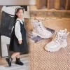 Side Zipper Comfortable Shoes for Children Footwear Wholesale Custom Princess Winter Boots for Kids Western Ankle Boots Girls - 图片 4