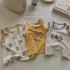 Children Clothing Summer Sport Boys Vest Wholesale Sleeveless T Shirt cartoon comfortable Breathable underwear - 图片 5