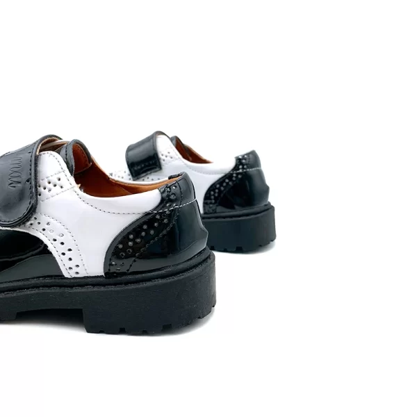 Wedding Banquet Kids Footwear Boys Dress shoes Wholesale Black Shoes for Teenage Girls School Retro Leather shoes for Children - 图片 5