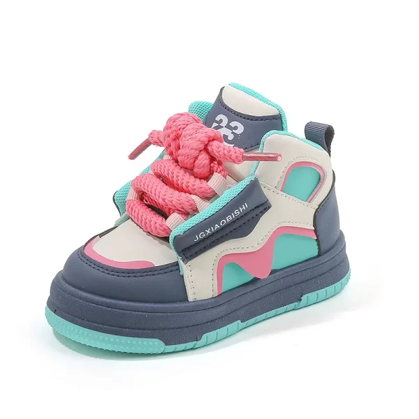 Latest Sneakers for Teen Girls Wholesale Fashion Outdoor Casual Shoes Baby Boys Basketball Style Sport Footwear for Children - 图片 6