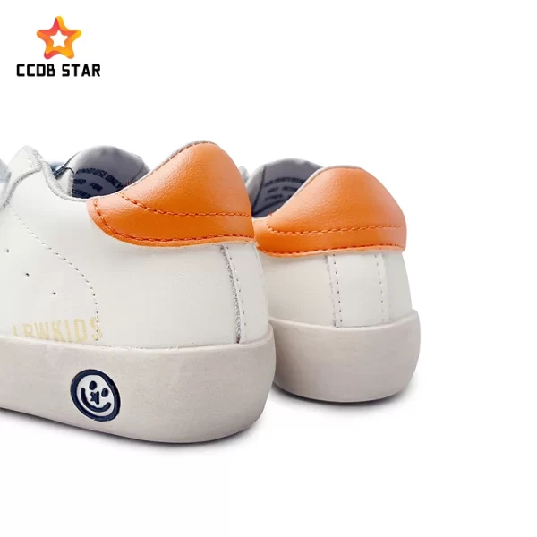 Luxury Children Sneakers for Boys and Girls  Rubber Sole Sport Style Gold Star Shoes Leather Baby Dirty Shoes Kids custom shoes - 图片 5