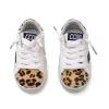 Latest Leopard Toddler Girls Sneakers Fashion Sport Little Kids Star Shoes Children Footwear Wholesale Casual Custom Made Shoes - 图片 5