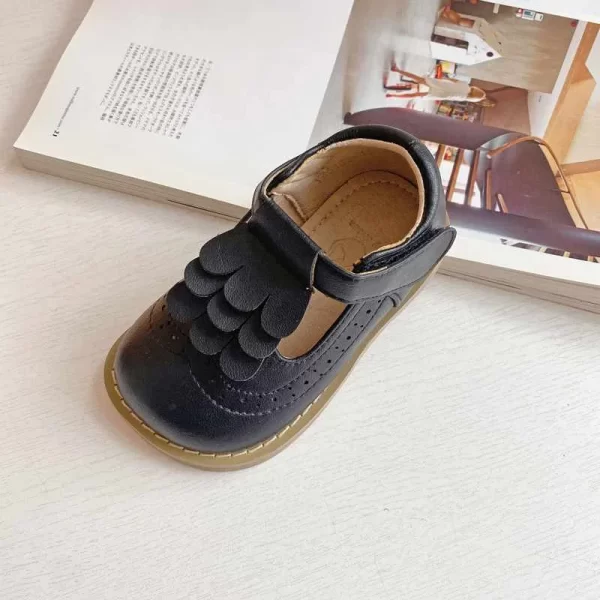 kids shoes wholesale2021Spring New tassel children's casual leather shoes girls round head baby princess shoes - 图片 4