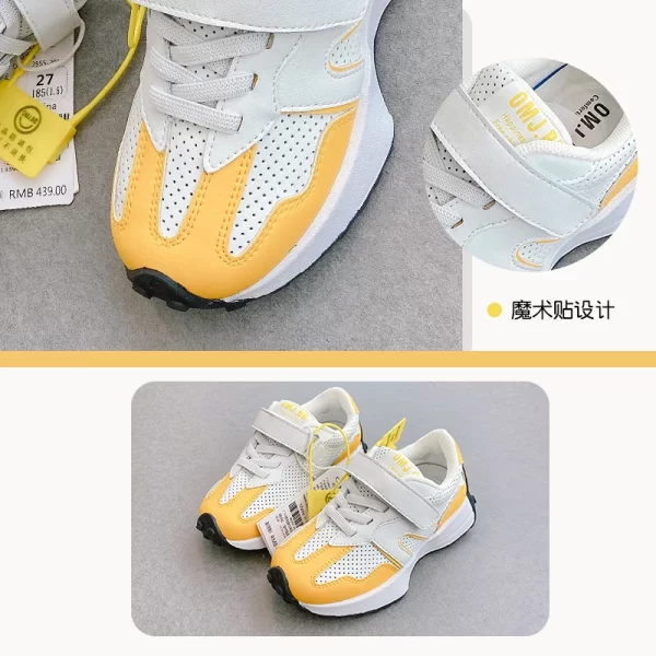 Leather School Shoes Kids Wholesale 2023 Children's Fashion Shoes Casual Style Walking Rubber Sole for Kids Shoes - 图片 5