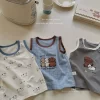 Children Clothing Summer Sport Boys Vest Wholesale Sleeveless T Shirt cartoon comfortable Breathable underwear - 图片 6