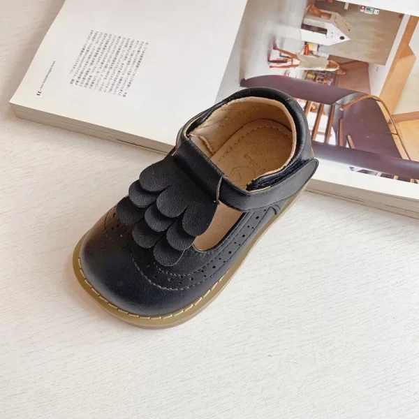 kids shoes wholesale2021Spring New tassel children's casual leather shoes girls round head baby princess shoes - 图片 6